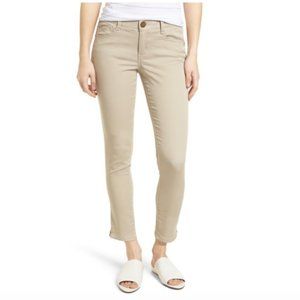 Wit & Wisdom Women's Ab-Solution Ankle Skimmer Beige Jeans